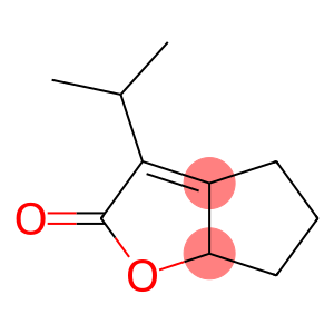 2H-Cyclopenta[b]furan-2-one,4,5,6,6a-tetrahydro-3-(1-methylethyl)-(9CI)