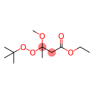 Butanoic acid, 3-[(1,1-dimethylethyl)dioxy]-3-methoxy-, ethyl ester