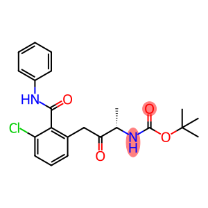 (S)-TERT-BUTYL 4-(3-CHLORO-2-(PHENYLCARBAMOYL)PHENYL)-3-OXOBUTAN-2-YLCARBAMATE