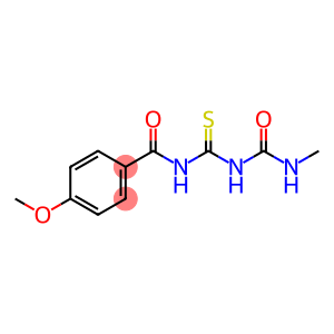 1-METHOXY-4-([(([(METHYLAMINO)CARBONYL]AMINO)CARBOTHIOYL)AMINO]CARBONYL)BENZENE