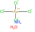 Ammonium tetrachloroaurate(III) hydrate