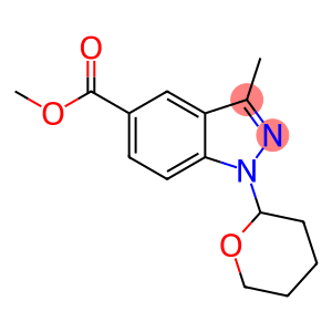 1H-Indazole-5-carboxylic acid, 3-methyl-1-(tetrahydro-2H-pyran-2-yl)-, methyl ester