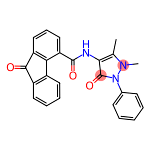 N-(1,5-dimethyl-3-oxo-2-phenyl-2,3-dihydro-1H-pyrazol-4-yl)-9-oxo-9H-fluorene-4-carboxamide