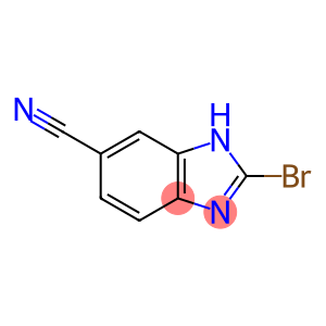 1H-Benzimidazole-6-carbonitrile, 2-bromo-