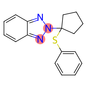 2-(1-Phenylsulfanylcyclopentyl)benzotriazole