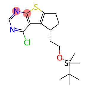 (3R)-3-[2-[(tert-butyldimethylsilyl)oxy]ethyl]-12-chloro-7-thia-9,11-diazatricyclo[6.4.0.0(2,6)]dodeca-1(8),2(6),9,11-tetraene