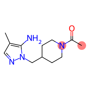 1-(4-((5-AMINO-4-METHYL-1H-PYRAZOL-1-YL)METHYL)PIPERIDIN-1-YL)ETHANONE