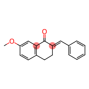 2-benzylidene-7-methoxy-3,4-dihydro-1(2H)-naphthalenone