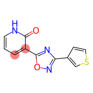 3-[3-(3-Thienyl)-1,2,4-oxadiazol-5-yl]pyridin-2(1H)-one