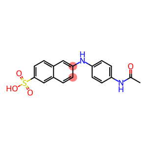 6-(4-acetylamino-anilino)-naphthalene-2-sulfonic acid