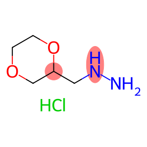 (1,4-Dioxan-2-ylmethyl)hydrazine hydrochloride