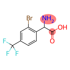 Benzeneacetic acid, α-amino-2-bromo-4-(trifluoromethyl)-
