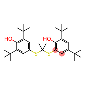 4-[(3,5-Di-tert-butyl-2-hydroxyphenylthio)isopropylidenethio]-2,6-di-tert-butylphenol