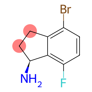 1H-Inden-1-amine, 4-bromo-7-fluoro-2,3-dihydro-, (1S)-