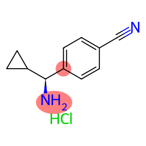 4-((1S)AMINOCYCLOPROPYLMETHYL)BENZENECARBONITRILE HYDROCHLORIDE