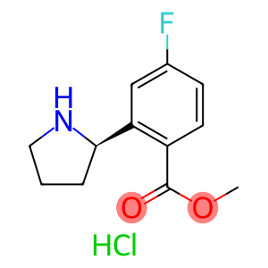 (R)-4-氟-2-(吡咯烷-2-基)苯甲酸甲酯盐酸盐