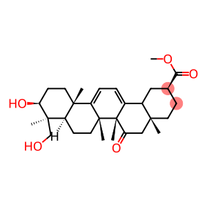 Oleana-11,13(18)-dien-29-oic acid, 3,23-dihydroxy-15-oxo-, (3β,4β,20β)- (9CI)