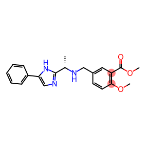 1)(S)-Methyl 2-Methoxy-5-((1-(4-phenyl-1H-imidazol-2-yl)ethylamino)methyl)Benzoate