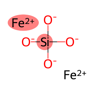 Fayalite (Fe2(SiO4))