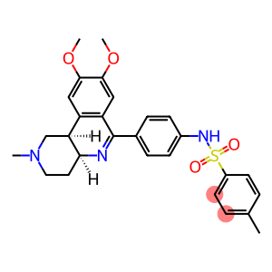 N-[4-[(4aS,10bR)-8,9-dimethoxy-2-methyl-3,4,4a,10b-tetrahydro-1H-benzo[c][1,6]naphthyridin-6-yl]phenyl]-4-methylbenzenesulfonamide