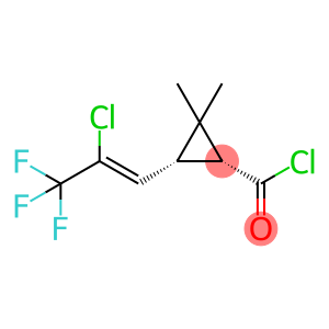 (1S,3R)-3-(2-chloro-3,3,3-trifluoroprop-1-en-1-yl)-2,2-dimethylcyclopropane-1-carbonyl chloride