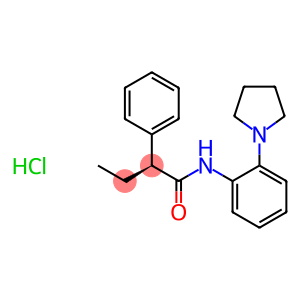 Benzeneacetamide, α-ethyl-N-[2-(1-pyrrolidinyl)phenyl]-, (αS)-