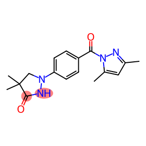 1-[4-(3,5-dimethylpyrazole-1-carbonyl)phenyl]-4,4-dimethylpyrazolidin-3-one