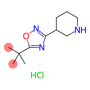 5-tert-Butyl-3-(piperidin-3-yl)-1,2,4-oxadiazole hydrochloride