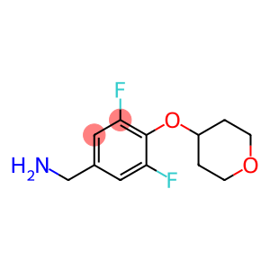 [3,5-Difluoro-4-(oxan-4-yloxy)phenyl]methanamine