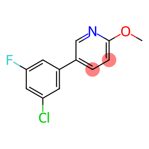 5-(3-Chloro-5-fluorophenyl)-2-Methoxypyridine