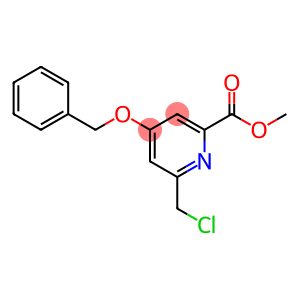 2-Pyridinecarboxylic acid, 6-(chloromethyl)-4-(phenylmethoxy)-, methyl ester