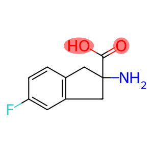 2-amino-5-fluoro-2,3-dihydro-1H-indene-2-carboxylic acid