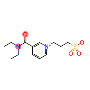 3-[3-(diethylcarbamoyl)pyridinium-1-yl]propane-1-sulfonate