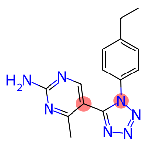 5-[1-(4-ethylphenyl)-1H-tetraazol-5-yl]-4-methyl-2-pyrimidinylamine