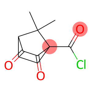 Bicyclo[2.2.1]heptane-1-carbonyl chloride, 7,7-dimethyl-2,3-dioxo- (9CI)