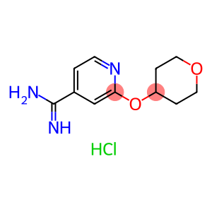2-(Oxan-4-yloxy)pyridine-4-carboximidamide hydrochloride