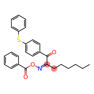 1,2-Octanedione, 1-[4-(phenylthio)phenyl]-, 2-(O-benzoyloxime), (2Z)-