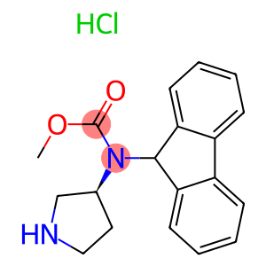 (9H-芴-9-基)甲基(S)-吡咯烷-3-基氨基甲酸酯盐酸盐