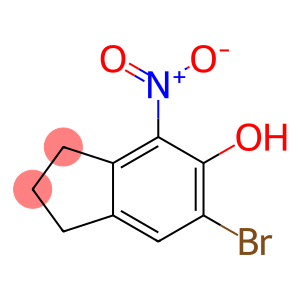 6-Bromo-4-nitro-2,3-dihydro-1H-inden-5-ol