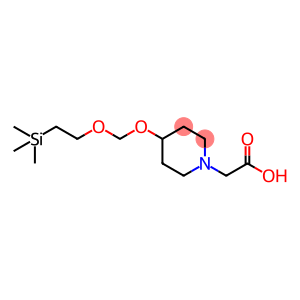 2-(4-((2-(triMethylsilyl)ethoxy)Methoxy)piperidin-1-yl)acetic acid