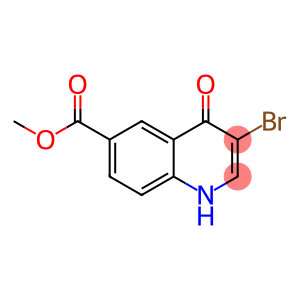 6-Quinolinecarboxylic acid, 3-bromo-1,4-dihydro-4-oxo-, methyl ester