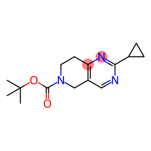 2-Cyclopropyl-7,8-dihydro-5H-pyrido[4,3-d]pyriMidine<br>-6-carboxylic acid tert-butyl ester