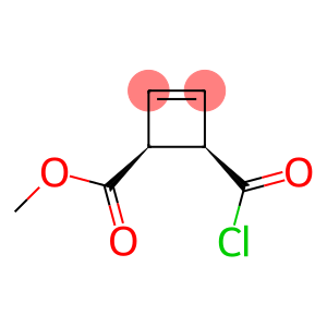 2-Cyclobutene-1-carboxylic acid, 4-(chlorocarbonyl)-, methyl ester, cis- (9CI)