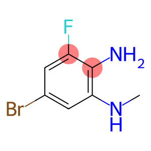 4-Bromo-2-fluoro-6-(methylamino)aniline