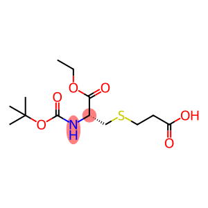 3-((2-[(TERT-BUTOXYCARBONYL)AMINO]-3-ETHOXY-3-OXOPROPYL)SULFANYL)PROPANOIC ACID