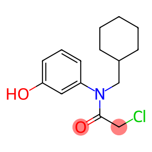 2-chloro-N-(cyclohexylmethyl)-N-(3-hydroxyphenyl)acetamide