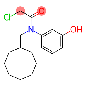 2-chloro-N-(cyclooctylmethyl)-N-(3-hydroxyphenyl)acetamide