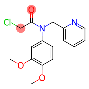 Acetamide, 2-chloro-N-(3,4-dimethoxyphenyl)-N-(2-pyridinylmethyl)-