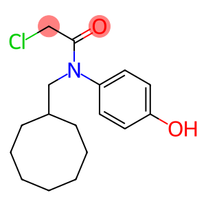 2-chloro-N-(cyclooctylmethyl)-N-(4-hydroxyphenyl)-acetamide