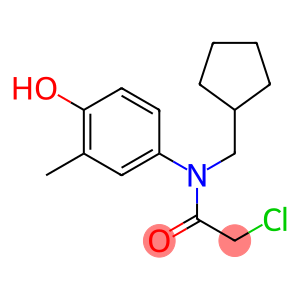 2-chloro-N-(cyclopentylmethyl)-N-(4-hydroxy-3-methylphenyl)acetamide